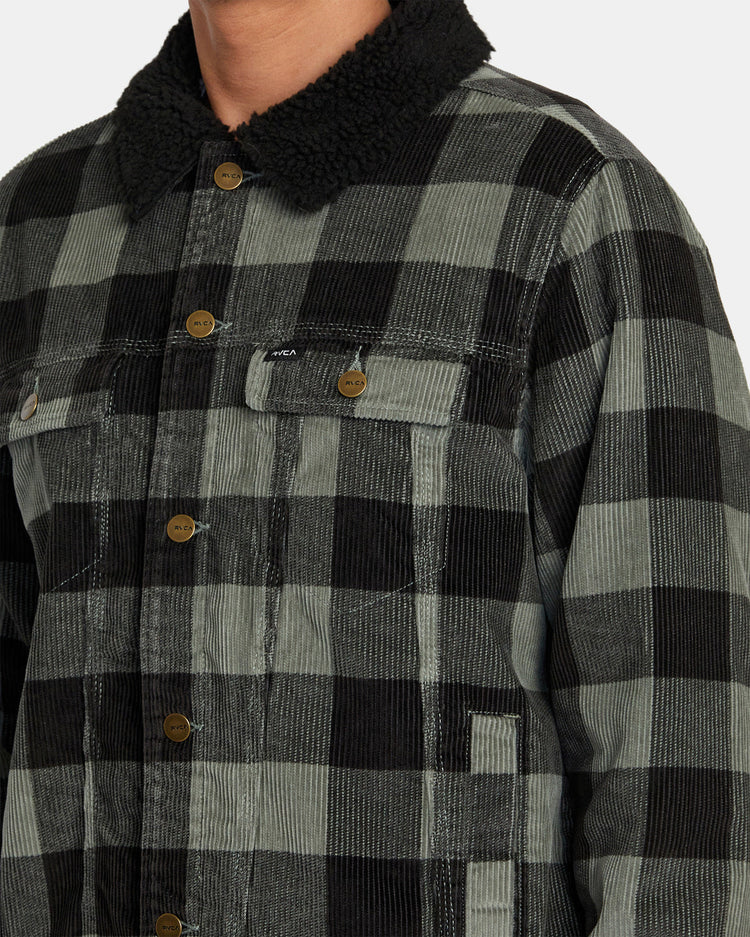 Waylon Corduroy Trucker Jacket - Aloe