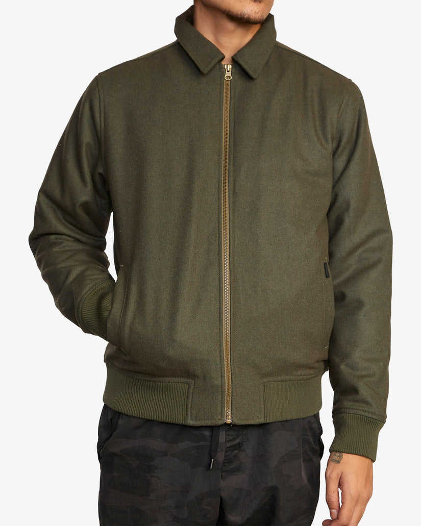 Pisco Zip-Up Jacket - Olive