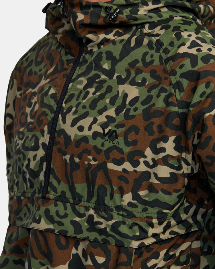 VA Sport Outsider Packable Anorak Jacket - Animal Camo