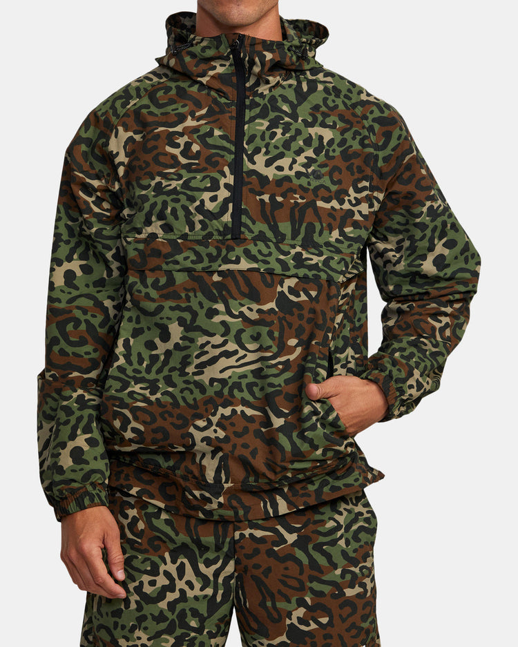 VA Sport Outsider Packable Anorak Jacket - Animal Camo