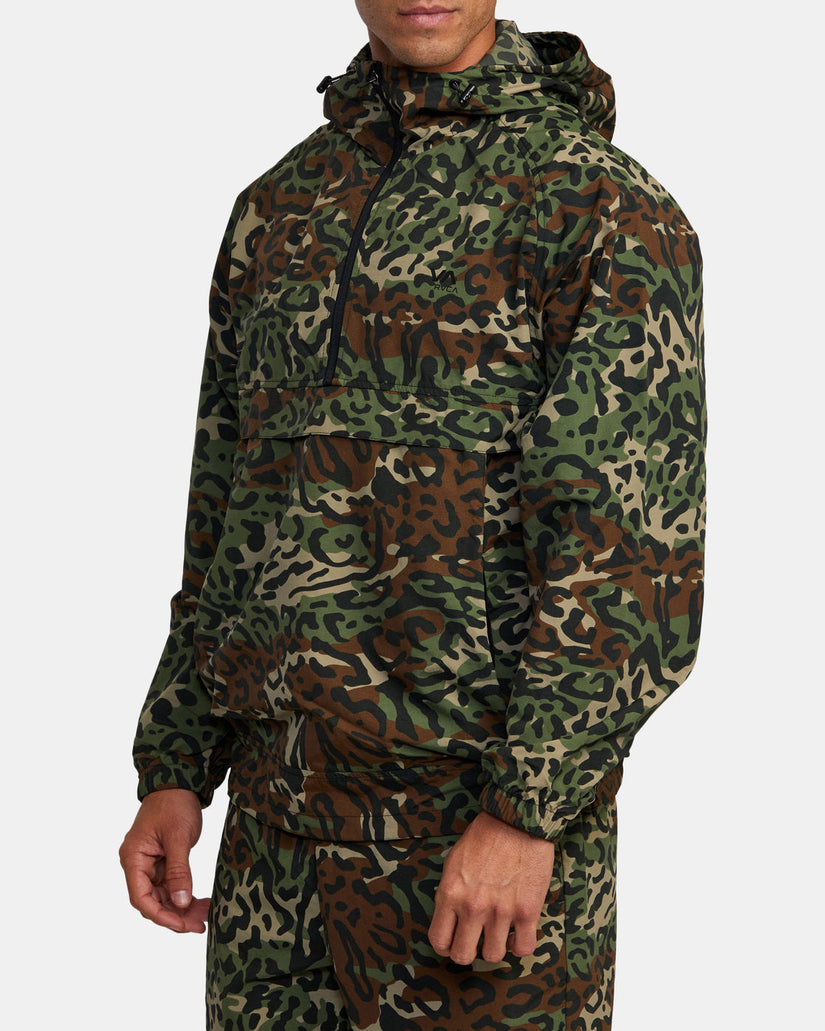 VA Sport Outsider Packable Anorak Jacket - Animal Camo