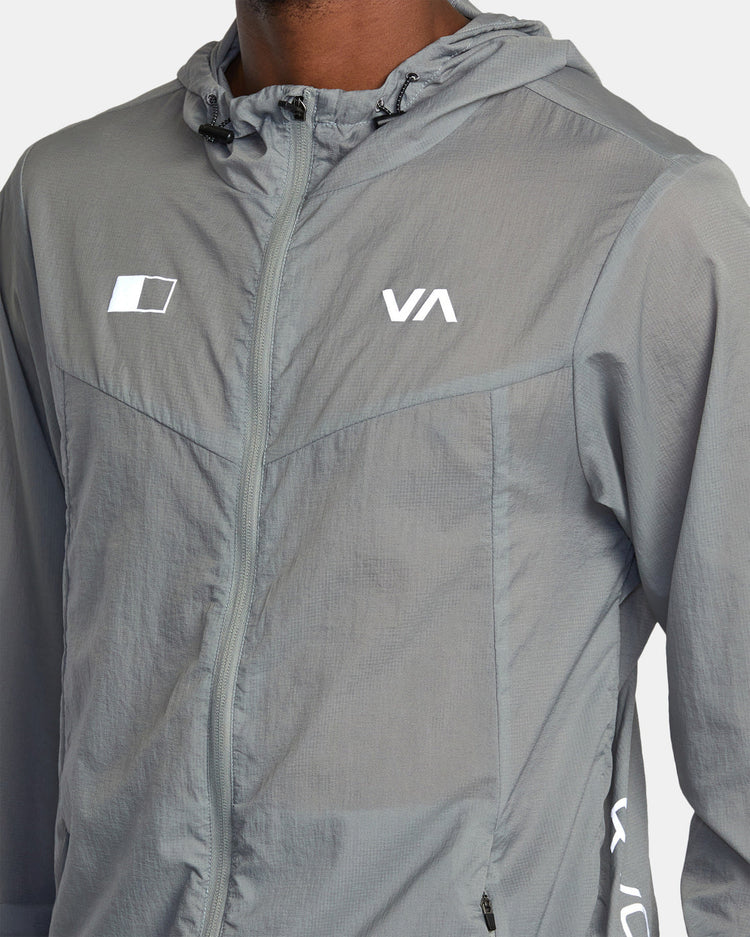 RVCA Runner Lightweight Training Jacket - Stone