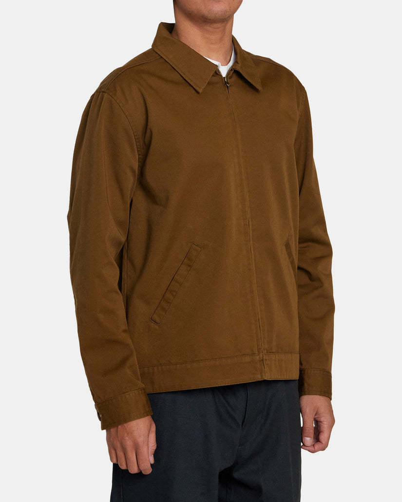 Day Shift Twill Jacket - Bombay Brown