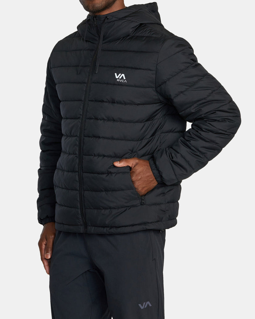 Packable Puffa Puffer Jacket - Black