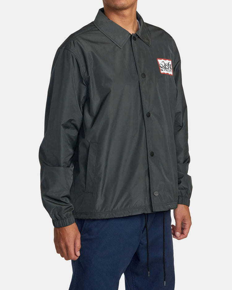 RVCA Coaches Jacket - RVCA Black