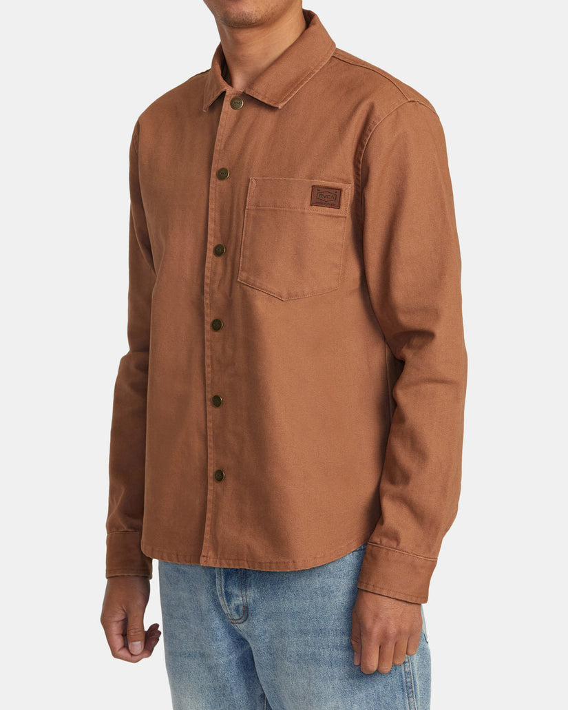 Chainmail Canvas Overshirt - Rawhide