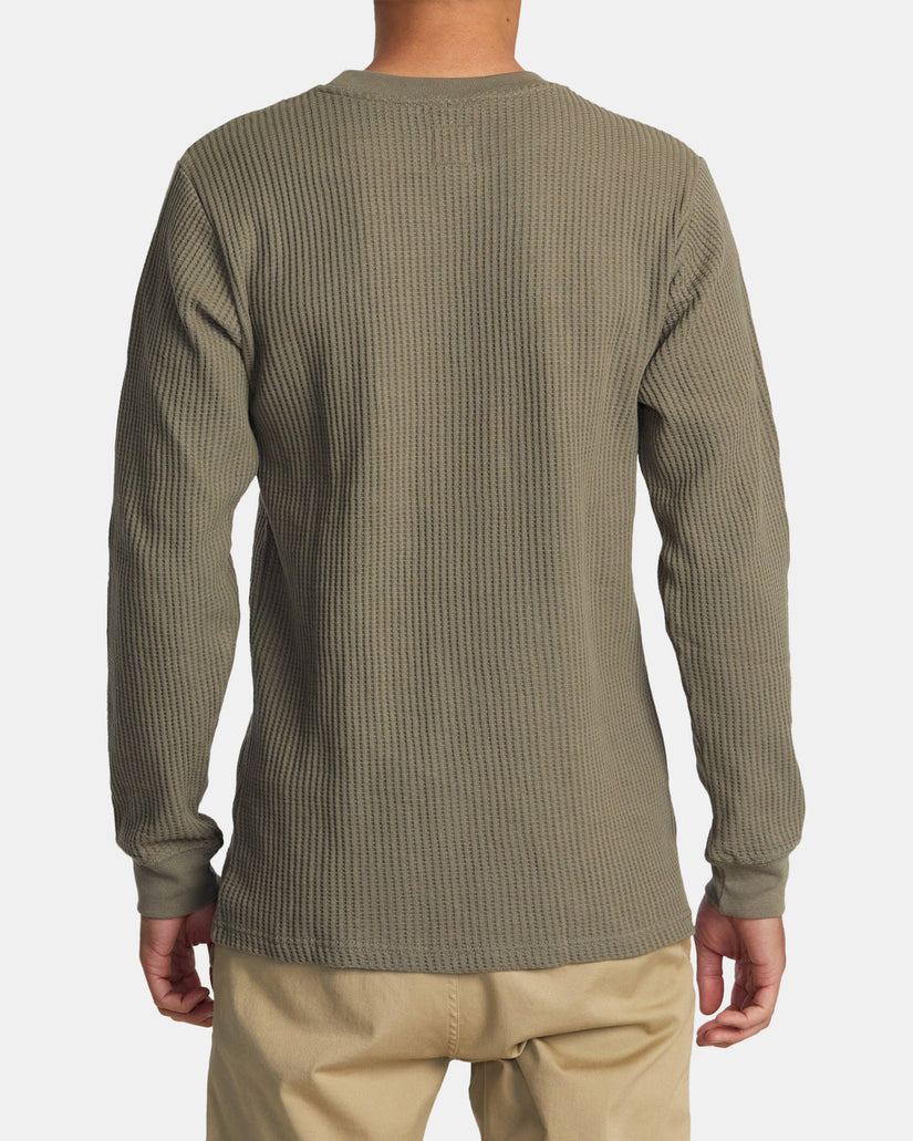 Day Shift Long Sleeve Thermal Shirt - Aloe