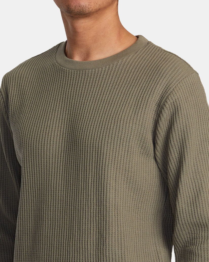 Day Shift Long Sleeve Thermal Shirt - Aloe