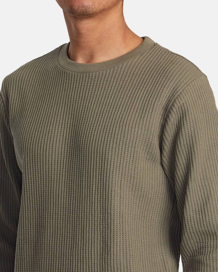 Day Shift Long Sleeve Thermal Shirt - Aloe