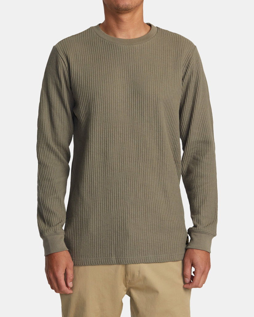 Day Shift Long Sleeve Thermal Shirt - Aloe