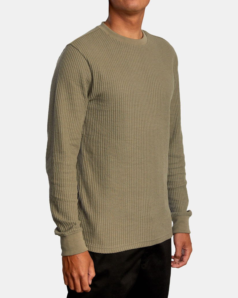 Day Shift Long Sleeve Thermal Shirt - Aloe