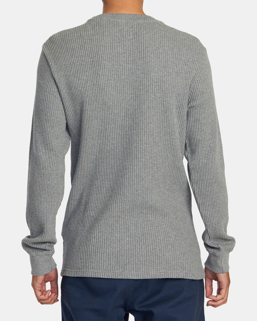 Dayshift Long Sleeve Thermal Shirt - Grey Noise