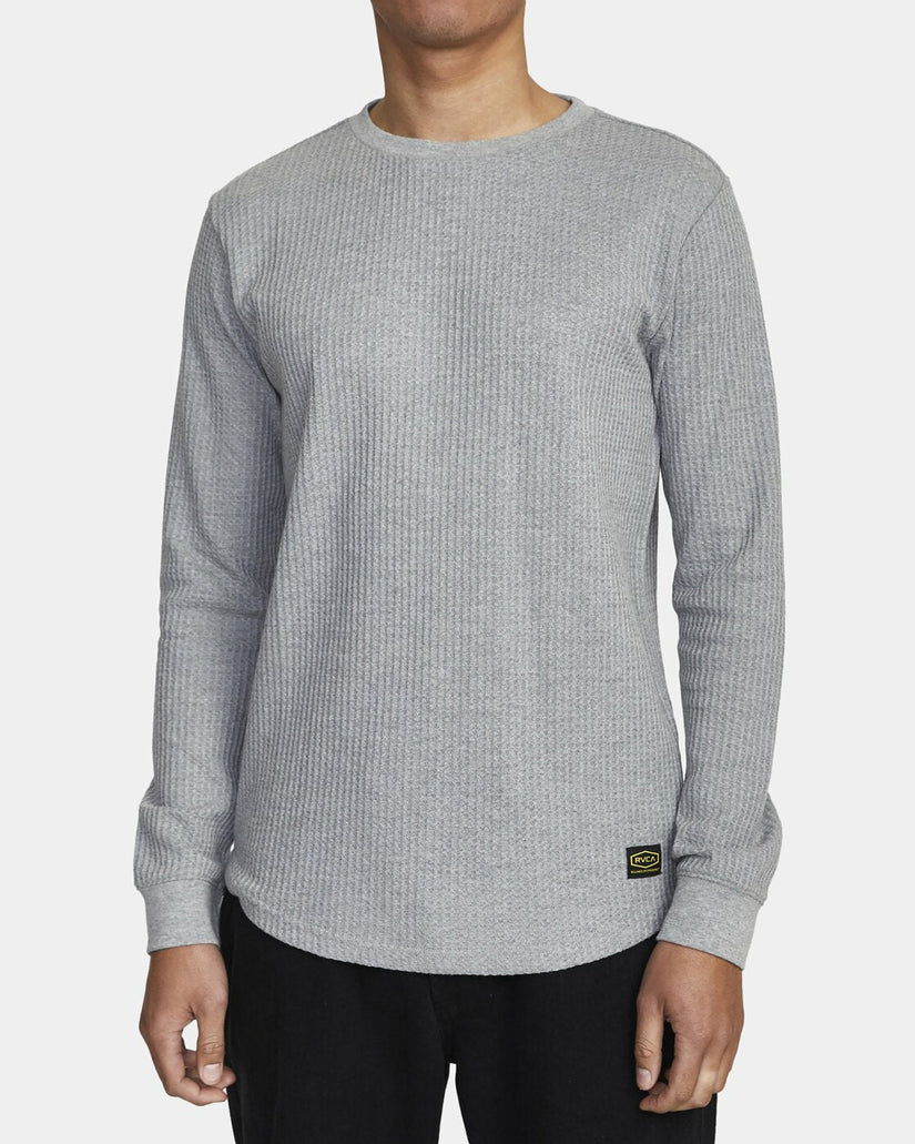 Dayshift Long Sleeve Thermal Shirt - Grey Noise