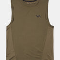 Sport Vent Muscle Tank Top - Olive