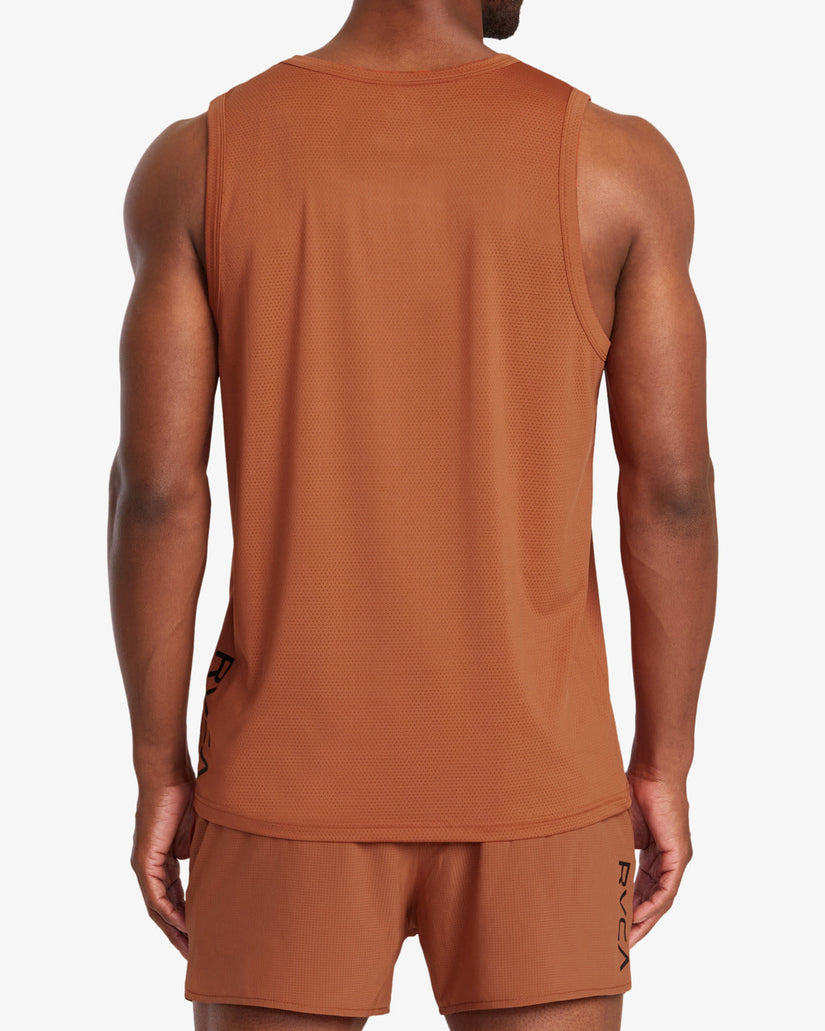 RVCA Runner Tank Top - Terracotta