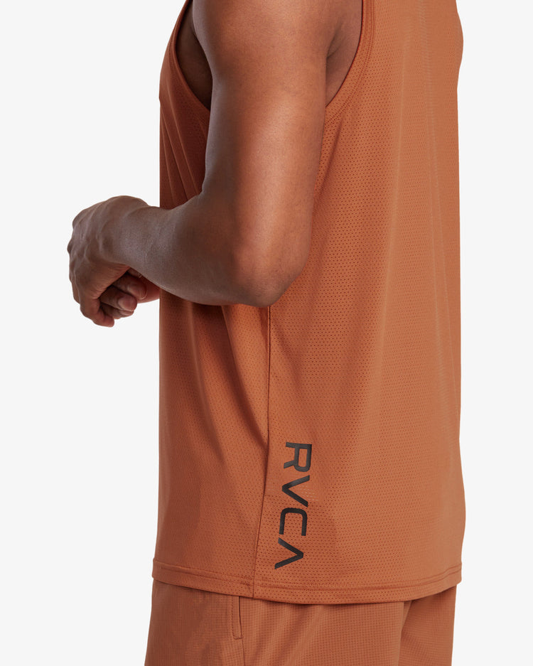 RVCA Runner Tank Top - Terracotta