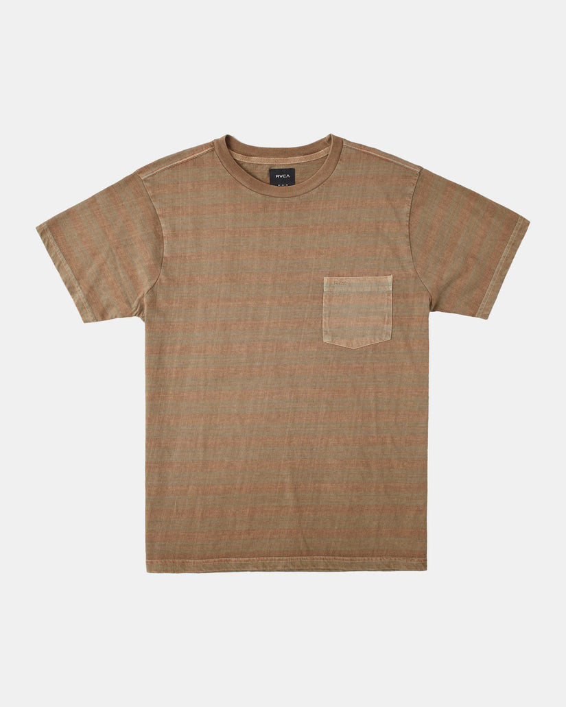 PTC Stripe T-Shirt - Dark Khaki