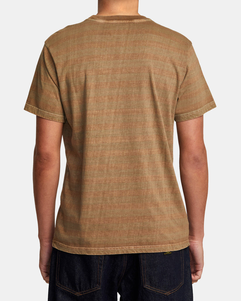 PTC Stripe T-Shirt - Dark Khaki