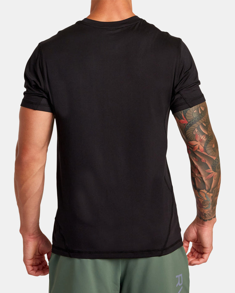 Vent VA Sport Badge Technical Training Tee - Black