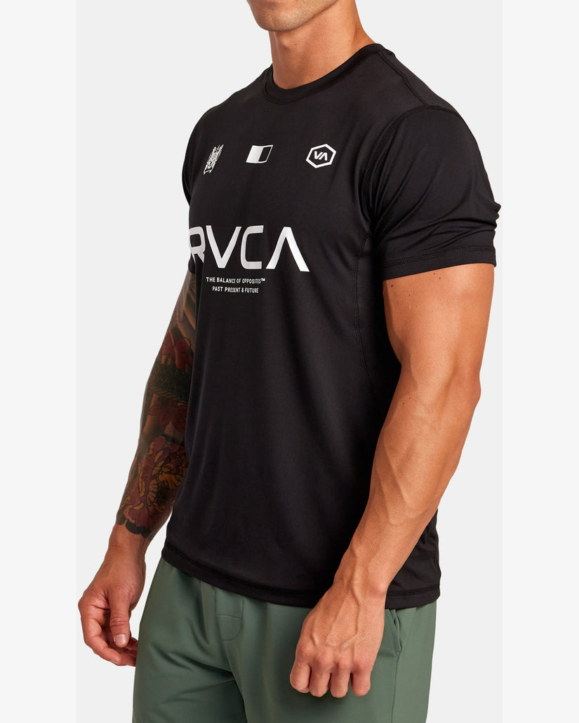 Vent VA Sport Badge Technical Training Tee - Black