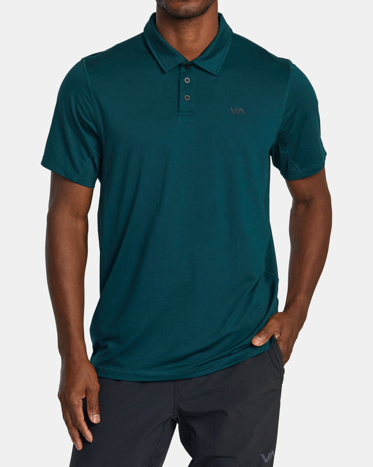 VA Sport Vent Technical Polo Shirt - Deep Sea