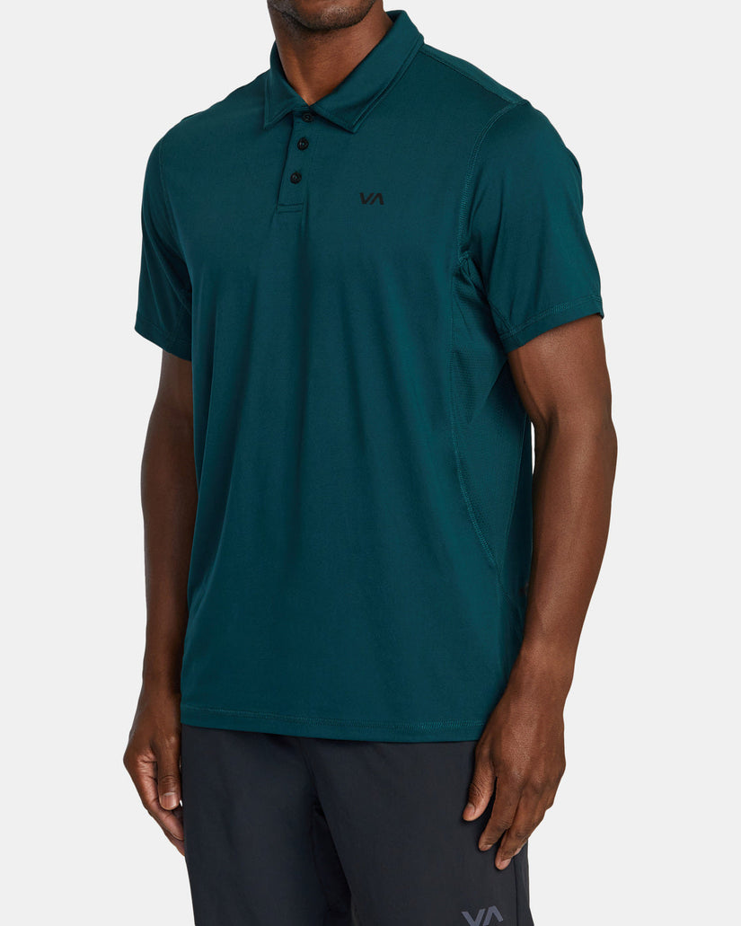 VA Sport Vent Technical Polo Shirt - Deep Sea