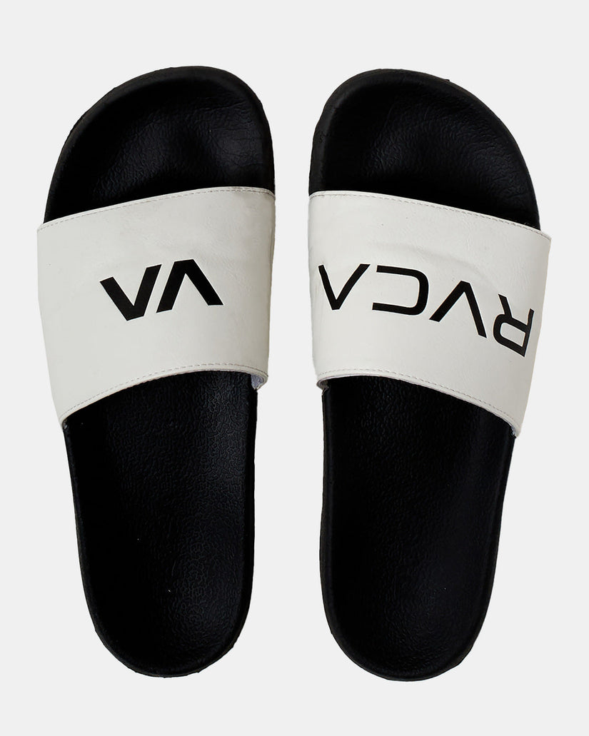 RVCA Sport Slides - White/Black