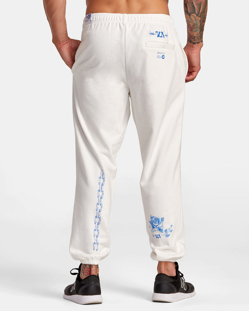 Everlast X Benjamin Jeanjean Joggers - Off White