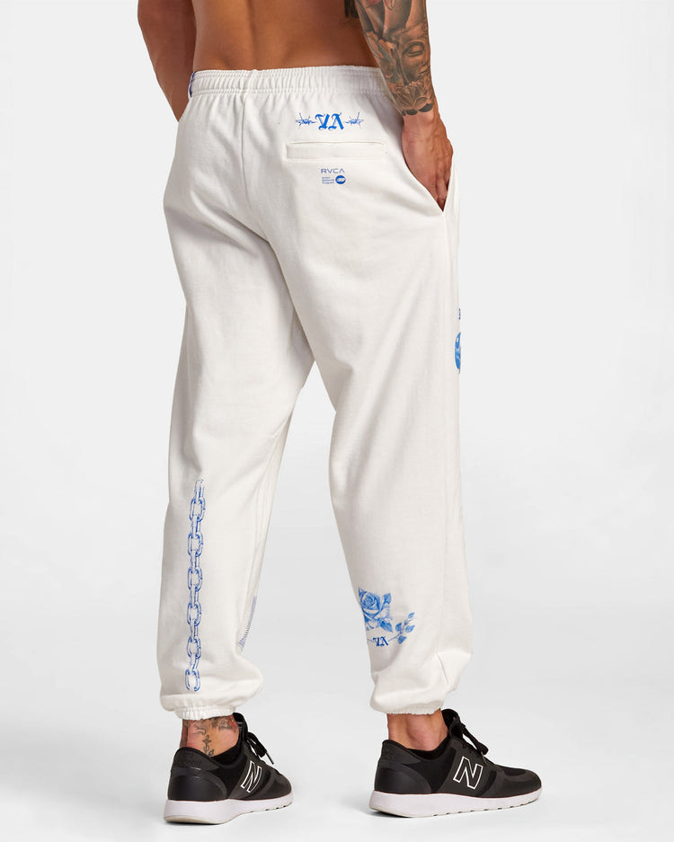 Everlast X Benjamin Jeanjean Joggers - Off White