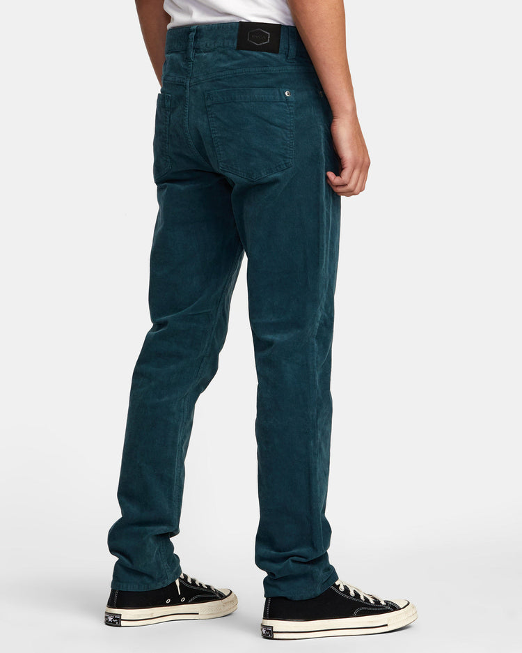 Daggers Pigment Corduroy Pants - Mallard Blue