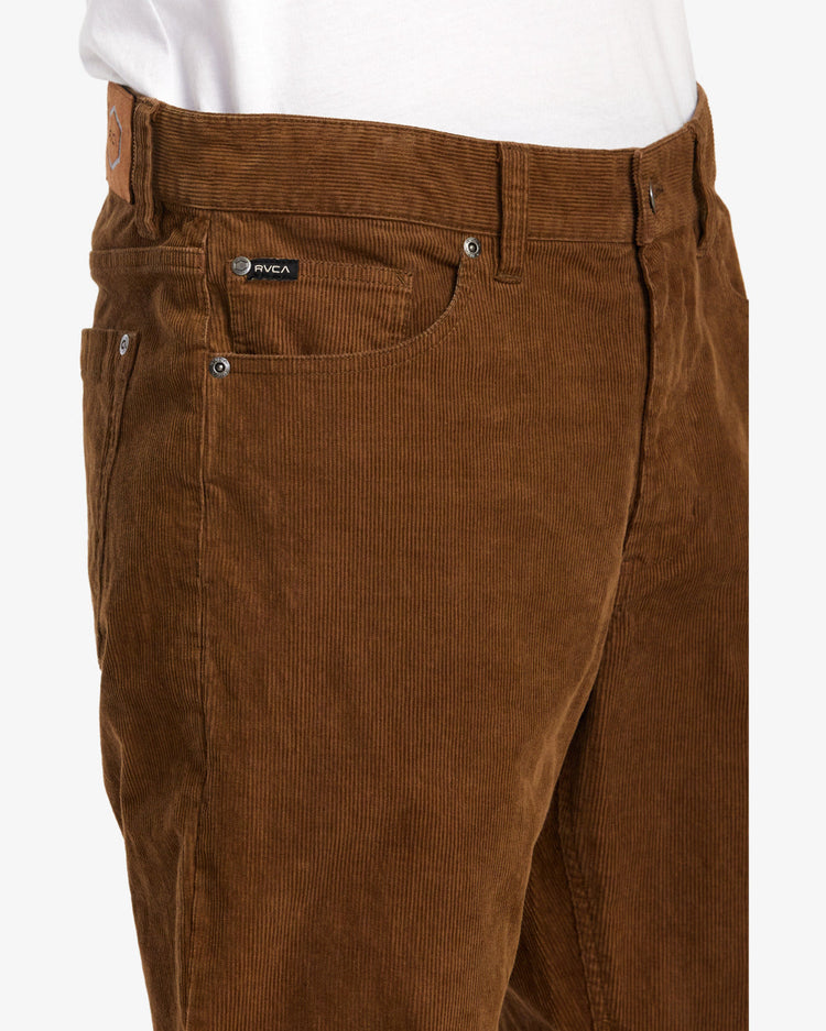 Daggers Pigment Corduroy Pants - Bombay Brown