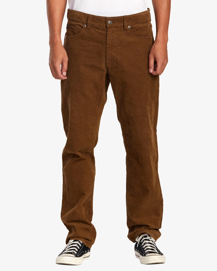 Daggers Pigment Corduroy Pants - Bombay Brown