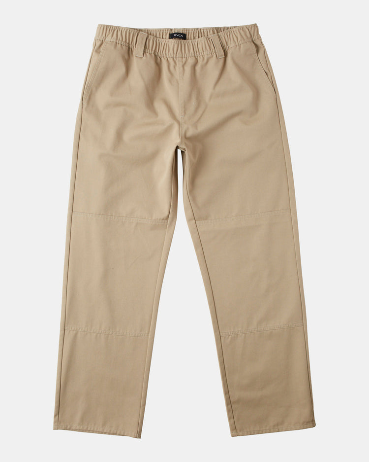 Recession Collection Americana Elastic Waist Pants - Khaki