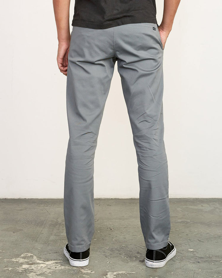 The Weekend Stretch Straight Fit Pants - Smoke