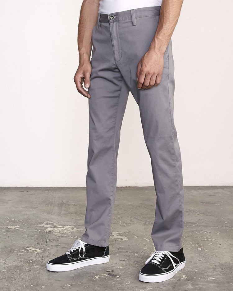 The Weekend Stretch Straight Fit Pants - Smoke