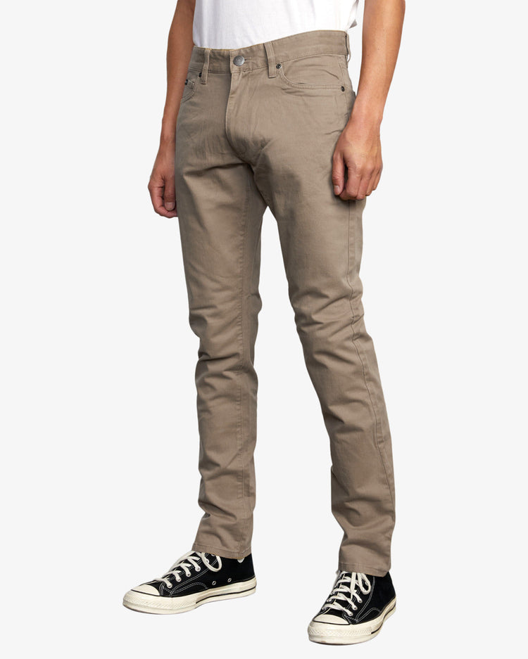 Daggers Twill Slim Fit Pants - Wood