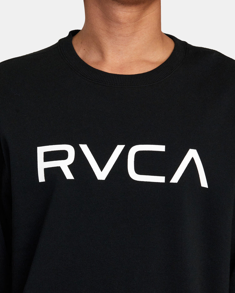 Big RVCA Crewneck Sweatshirt - Black