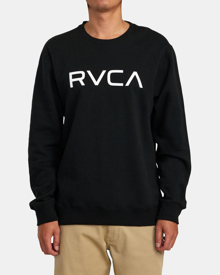 Big RVCA Crewneck Sweatshirt - Black