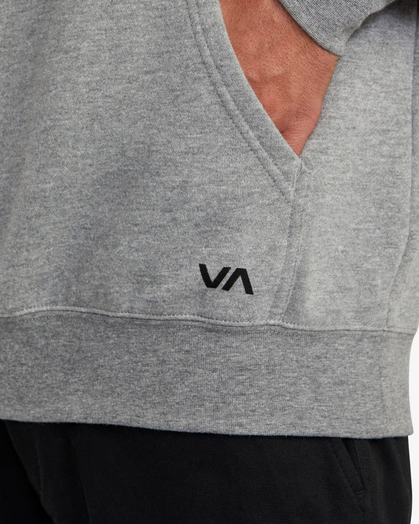 Big RVCA Pullover Hoodie - Athletic Heather