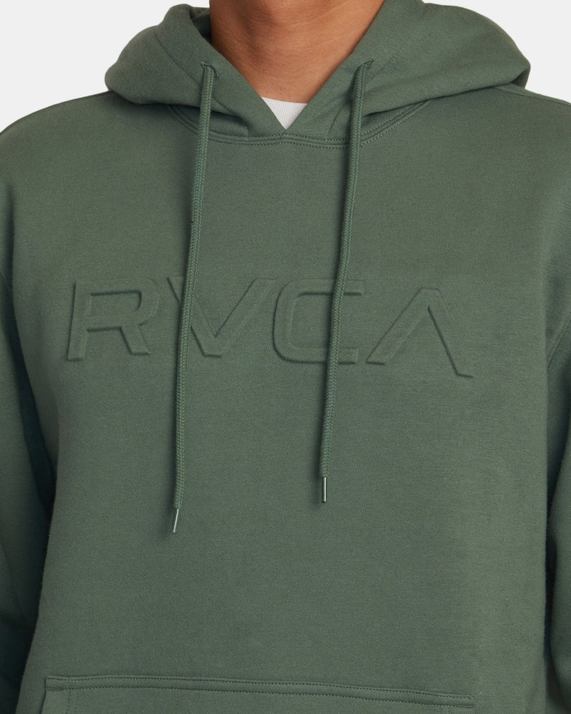 Big RVCA Embossed Hoodie - Jade