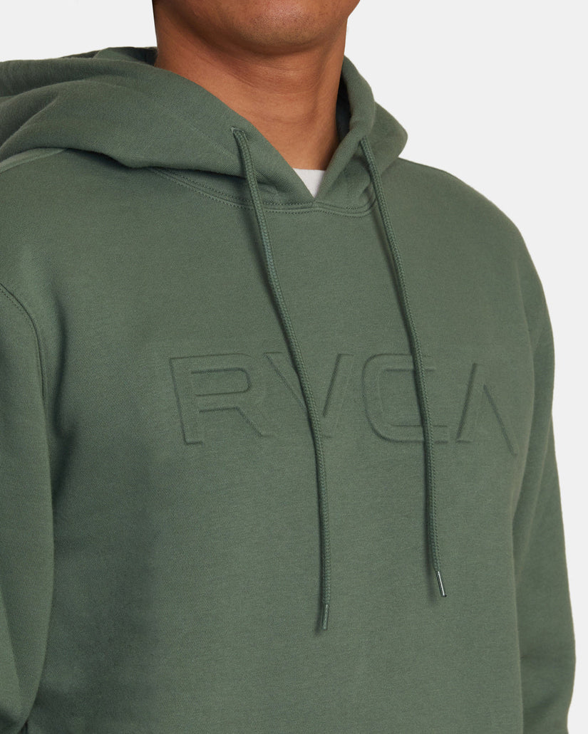 Big RVCA Embossed Hoodie - Jade