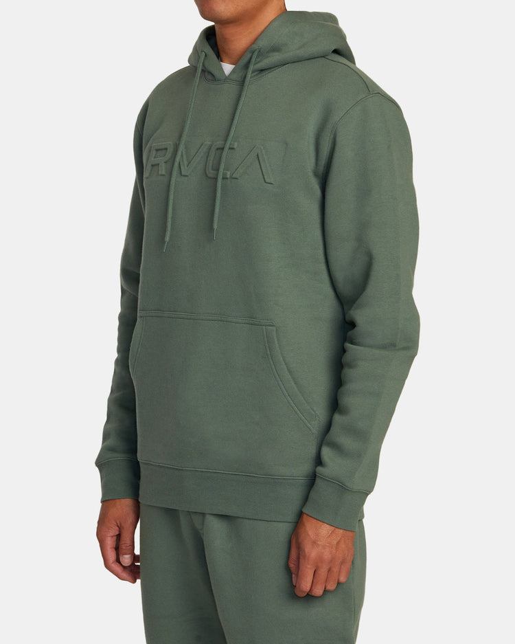 Big RVCA Embossed Hoodie - Jade