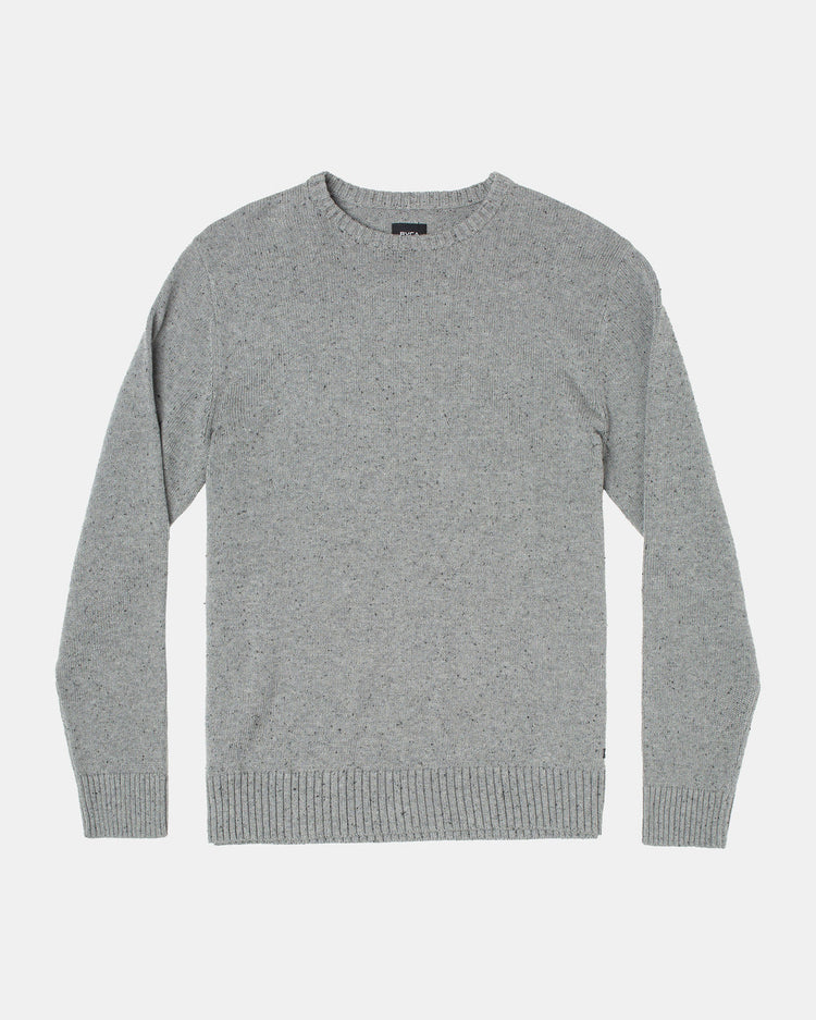 RVCA Neps Crewneck Sweater - Grey Noise