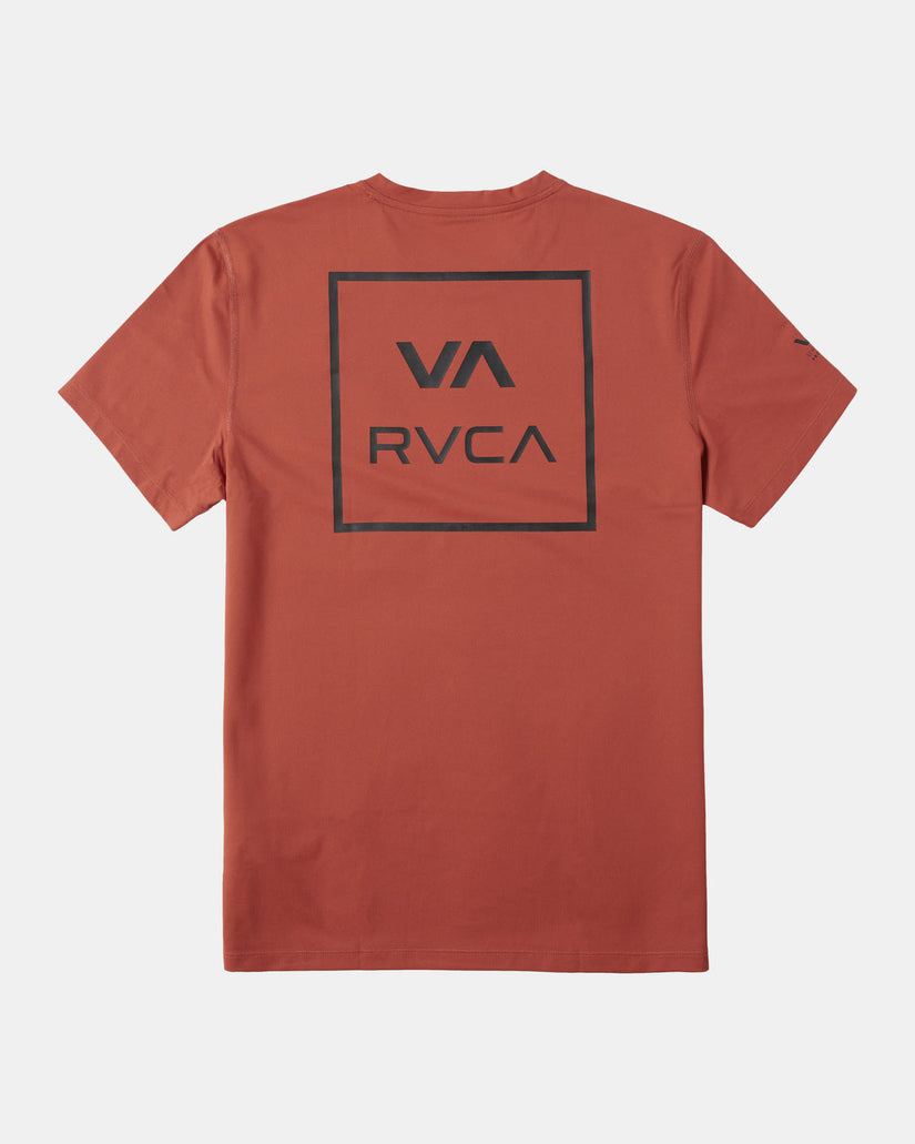 RVCA Short Sleeve Rashguard - Cinnabar