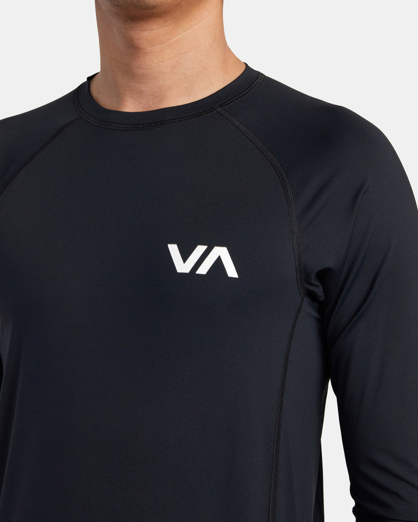 RVCA Long Sleeve Rashguard - Black