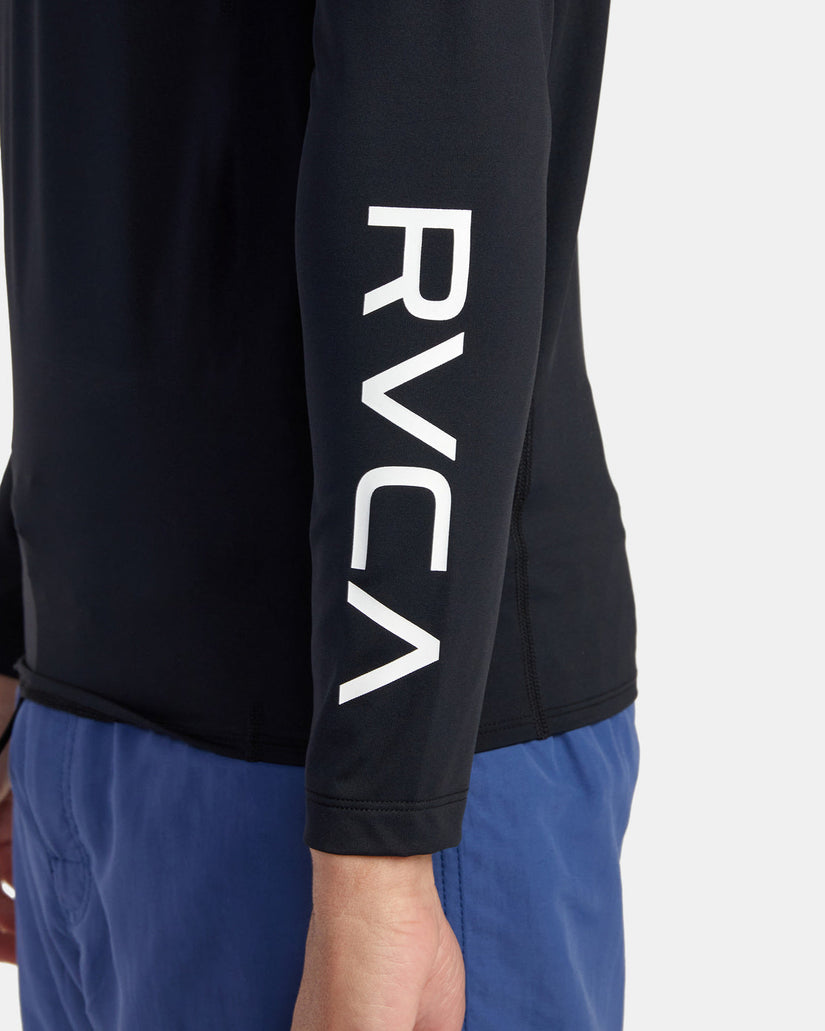 RVCA Long Sleeve Rashguard - Black