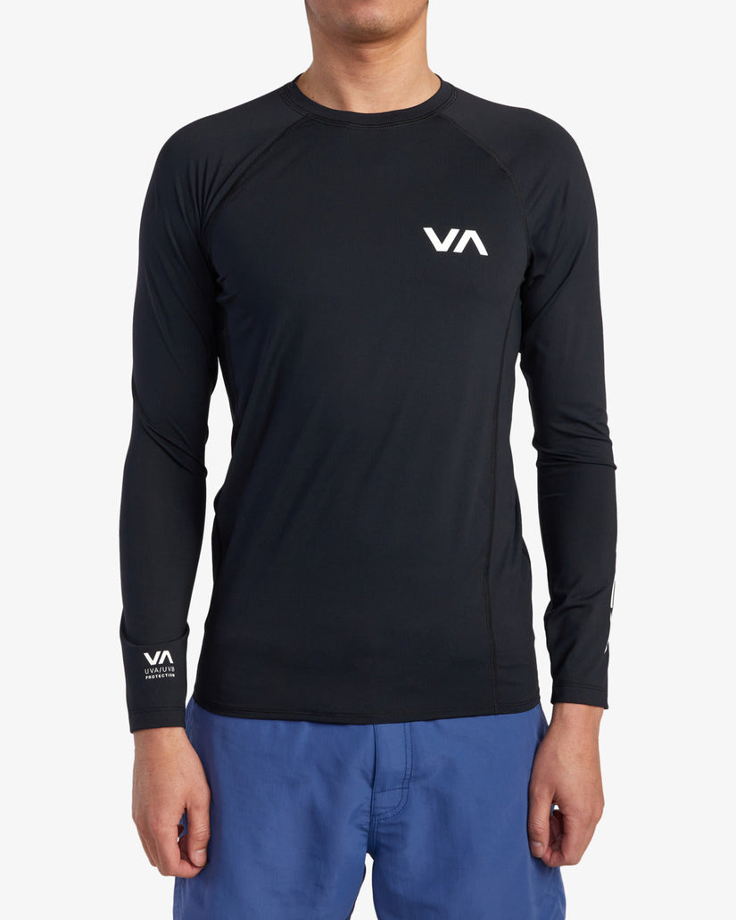 RVCA Long Sleeve Rashguard - Black