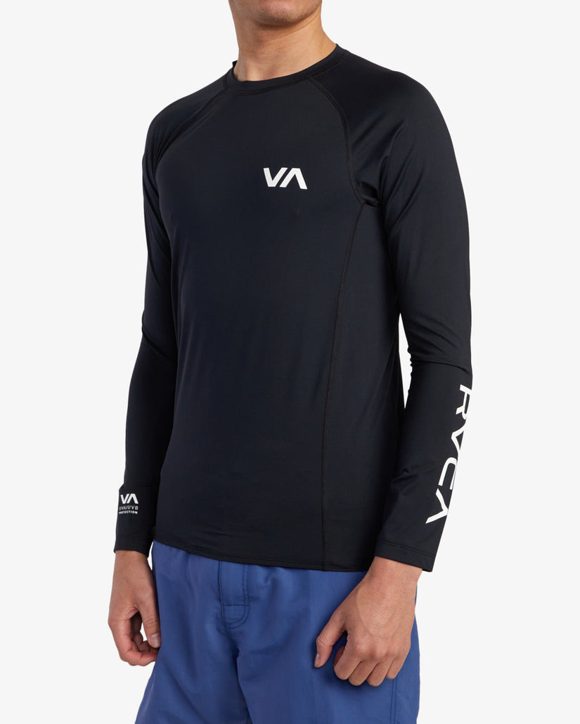 RVCA Long Sleeve Rashguard - Black