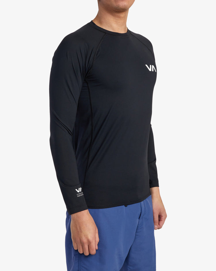 RVCA Long Sleeve Rashguard - Black