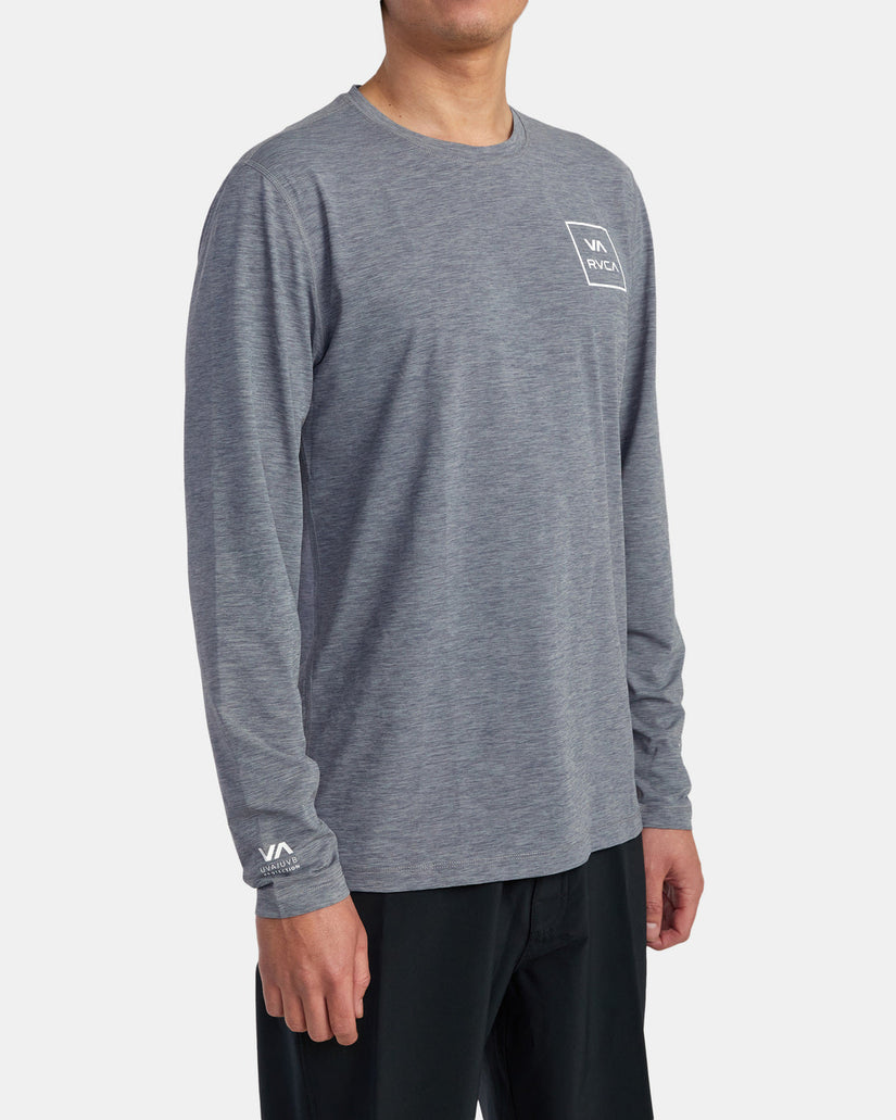 Surf Shirt Long Sleeve Surf Tee - Heather Grey